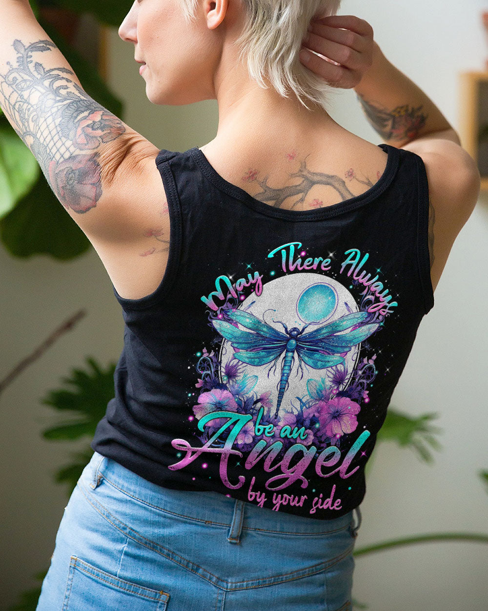 ANGEL BY YOUR SIDE DRAGONFLY ALL OVER PRINT - TYTM0408232