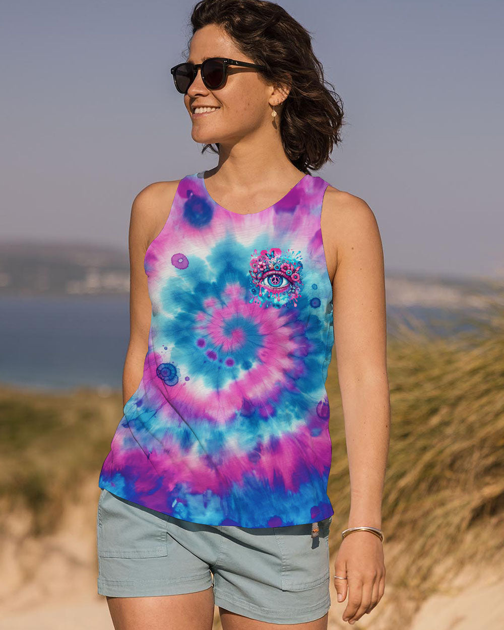 LOOK AT THE WORLD THROUGH KIND EYES ALL OVER PRINT - TYTM0501242