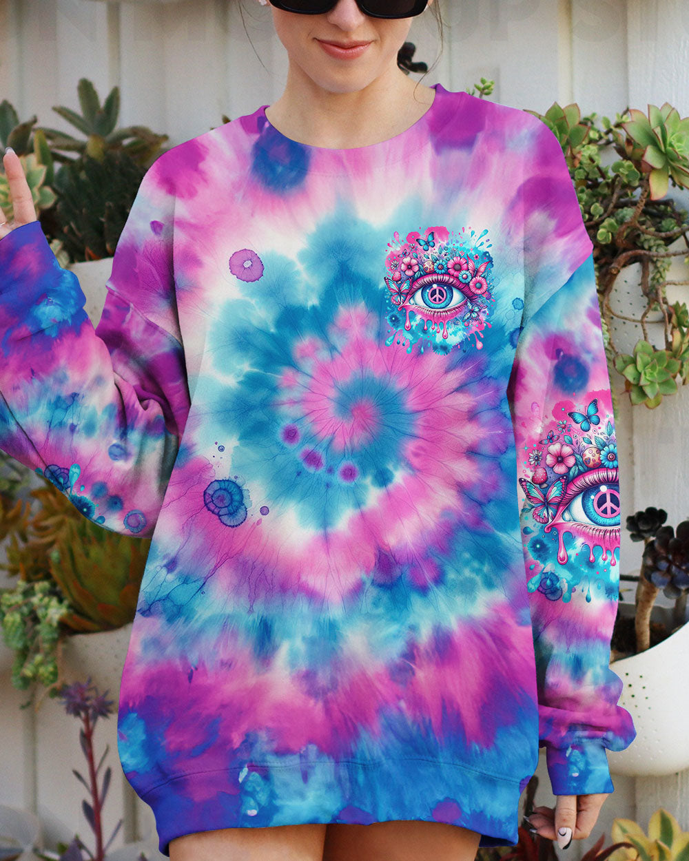 LOOK AT THE WORLD THROUGH KIND EYES ALL OVER PRINT - TYTM0501242