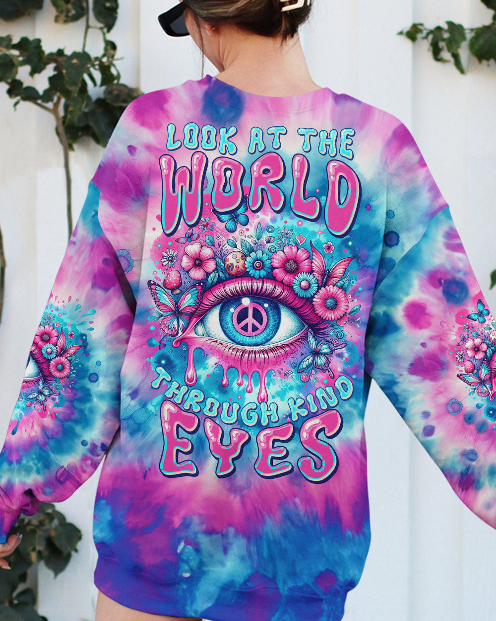 LOOK AT THE WORLD THROUGH KIND EYES ALL OVER PRINT - TYTM0501242