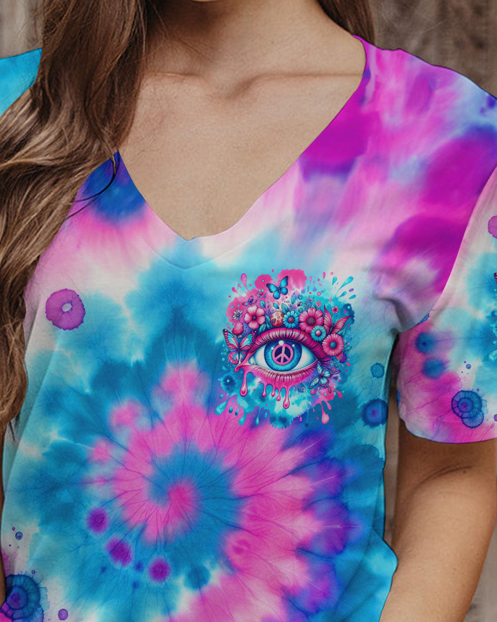 LOOK AT THE WORLD THROUGH KIND EYES ALL OVER PRINT - TYTM0501242
