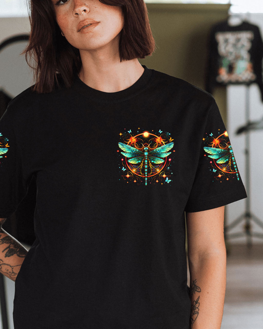WHISPER WORDS OF WISDOM LET IT BE DRAGONFLY ALL OVER PRINT - TYTM0506254