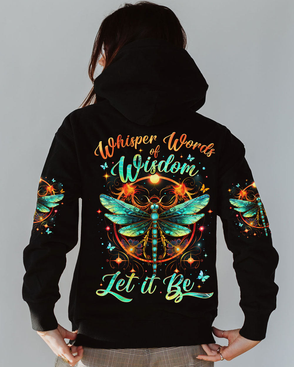 WHISPER WORDS OF WISDOM LET IT BE DRAGONFLY ALL OVER PRINT - TYTM0506254