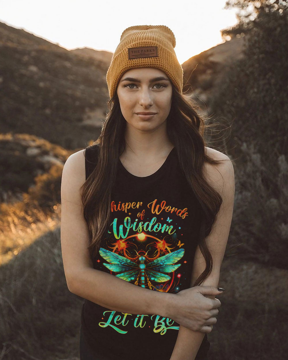WHISPER WORDS OF WISDOM LET IT BE DRAGONFLY ALL OVER PRINT - TYTM0506254