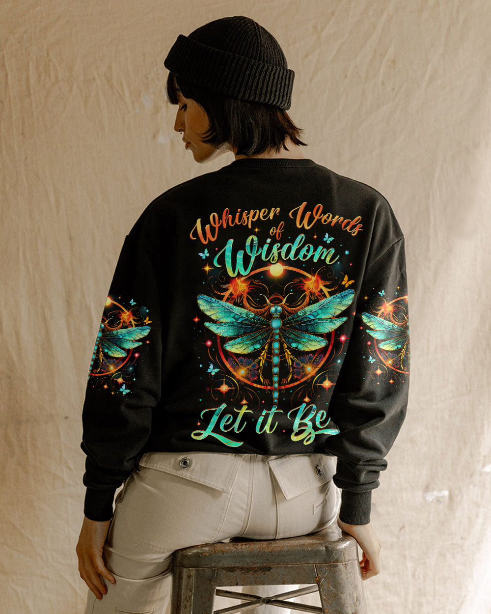 WHISPER WORDS OF WISDOM LET IT BE DRAGONFLY ALL OVER PRINT - TYTM0506254