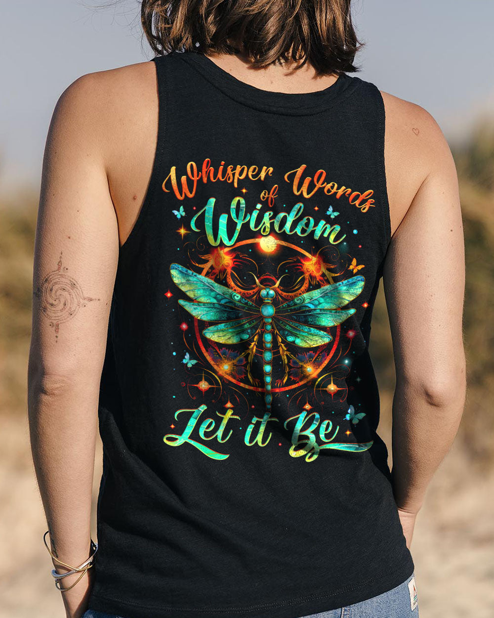 WHISPER WORDS OF WISDOM LET IT BE DRAGONFLY ALL OVER PRINT - TYTM0506254