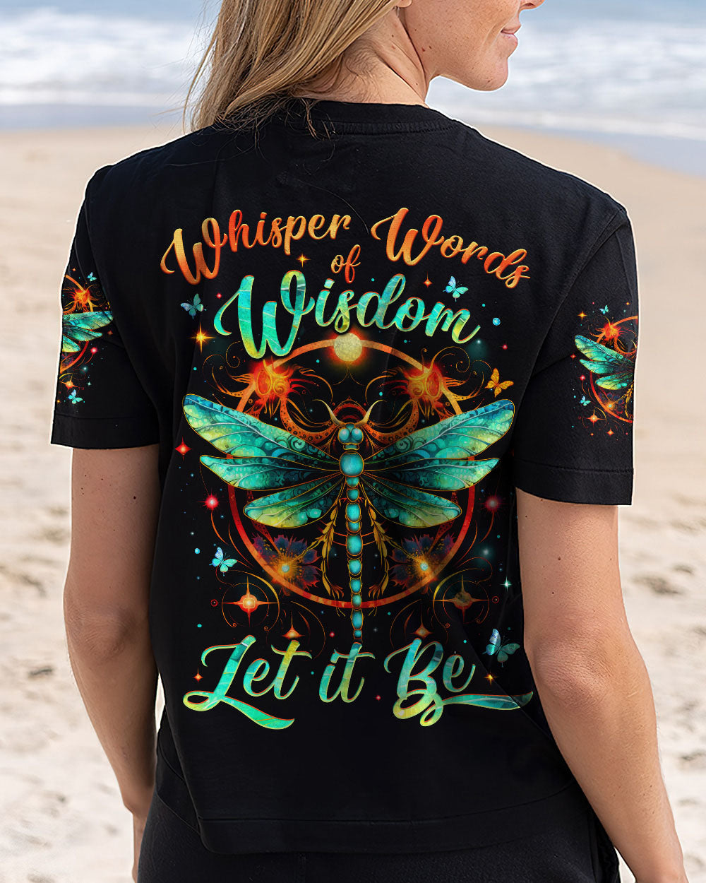 WHISPER WORDS OF WISDOM LET IT BE DRAGONFLY ALL OVER PRINT - TYTM0506254