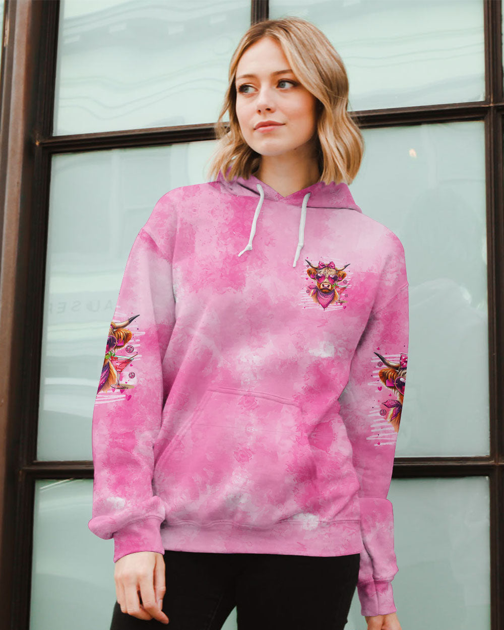 PRETTY IN PINK HEIFER ALL OVER PRINT - TYTM0507242