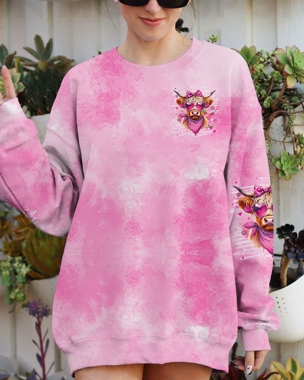 PRETTY IN PINK HEIFER ALL OVER PRINT - TYTM0507242