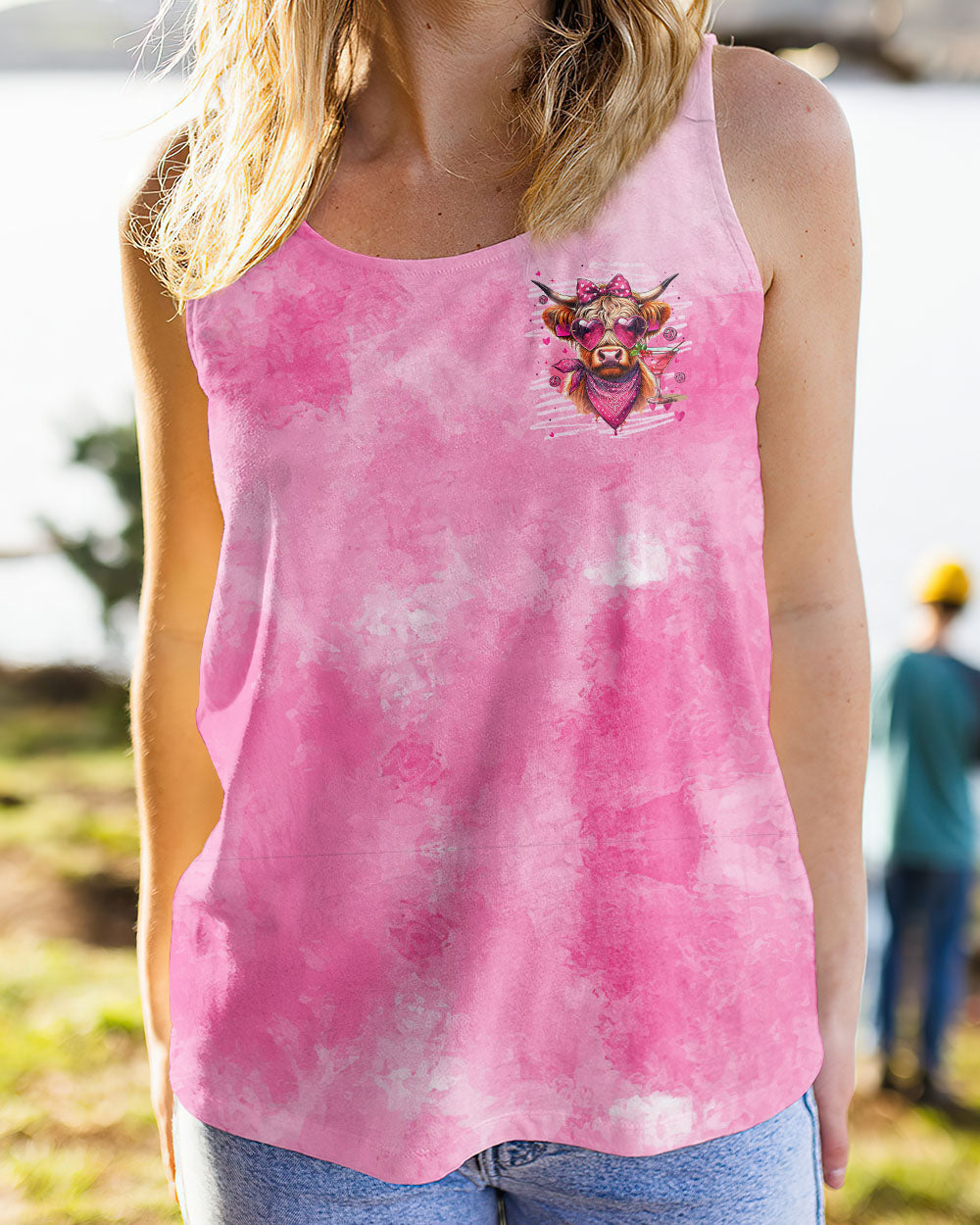 PRETTY IN PINK HEIFER ALL OVER PRINT - TYTM0507242