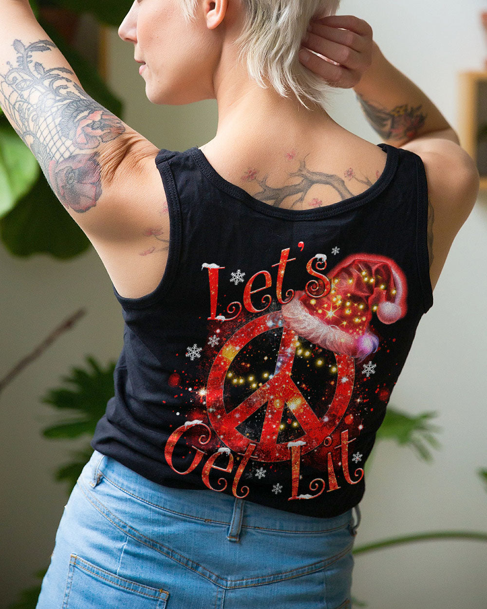 LET'S GET LIT CHRISTMAS ALL OVER PRINT - TYTM0709233