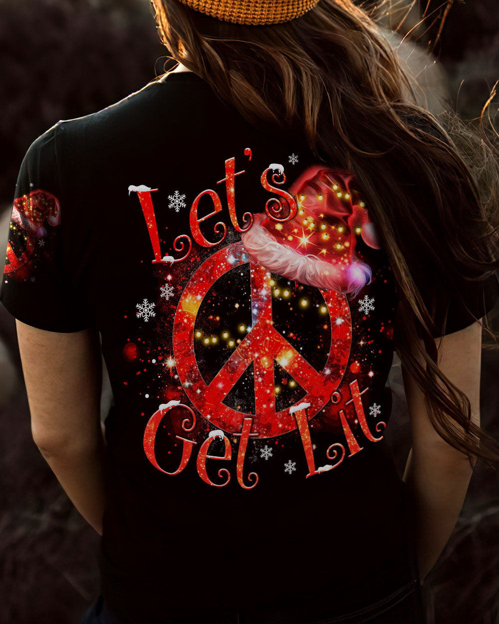 LET'S GET LIT CHRISTMAS ALL OVER PRINT - TYTM0709233