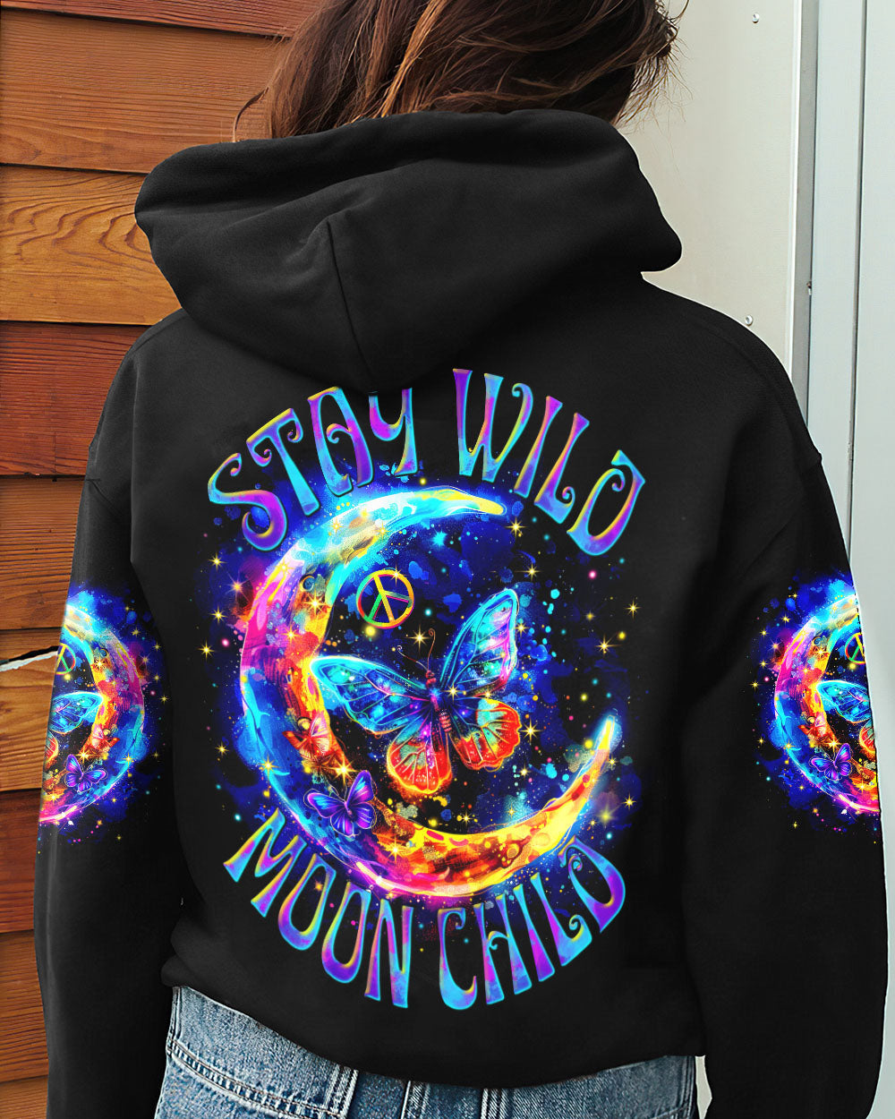 STAY WILD MOON CHILD BUTTERFLY ALL OVER PRINT - TYTM0803244