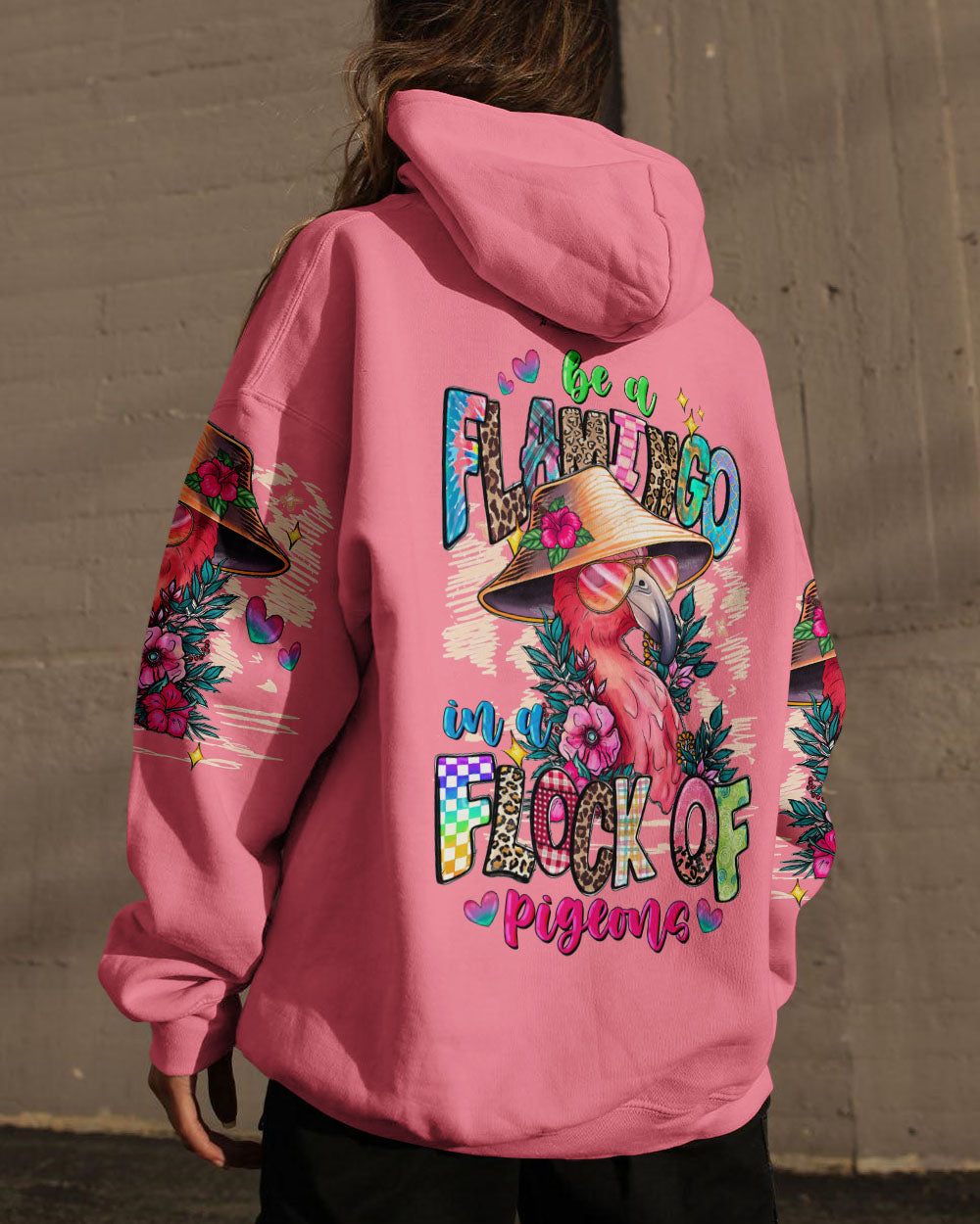 BE A FLAMINGO ALL OVER PRINT - TYTM0806231