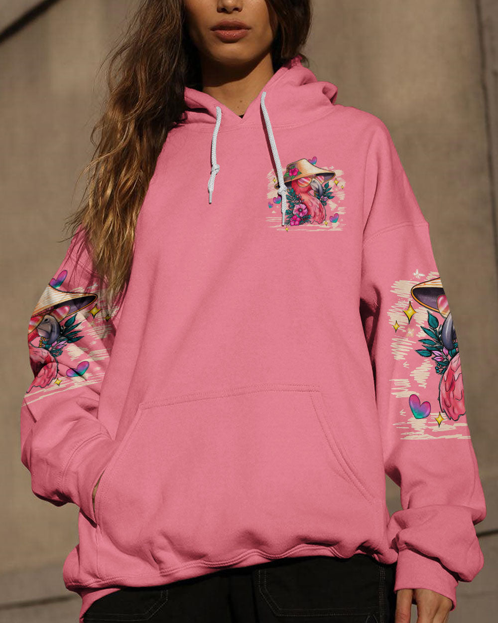 BE A FLAMINGO ALL OVER PRINT - TYTM0806231