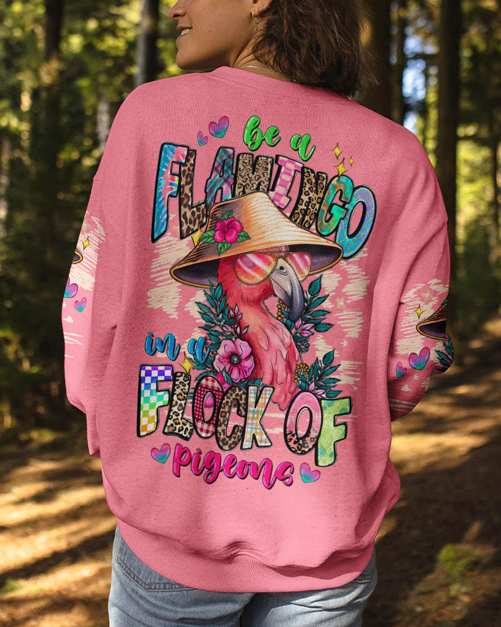 BE A FLAMINGO ALL OVER PRINT - TYTM0806231