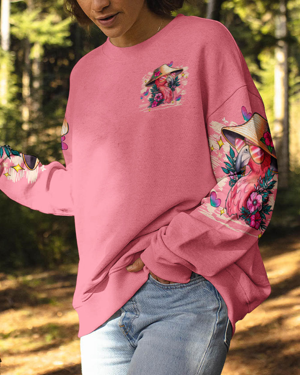 BE A FLAMINGO ALL OVER PRINT - TYTM0806231