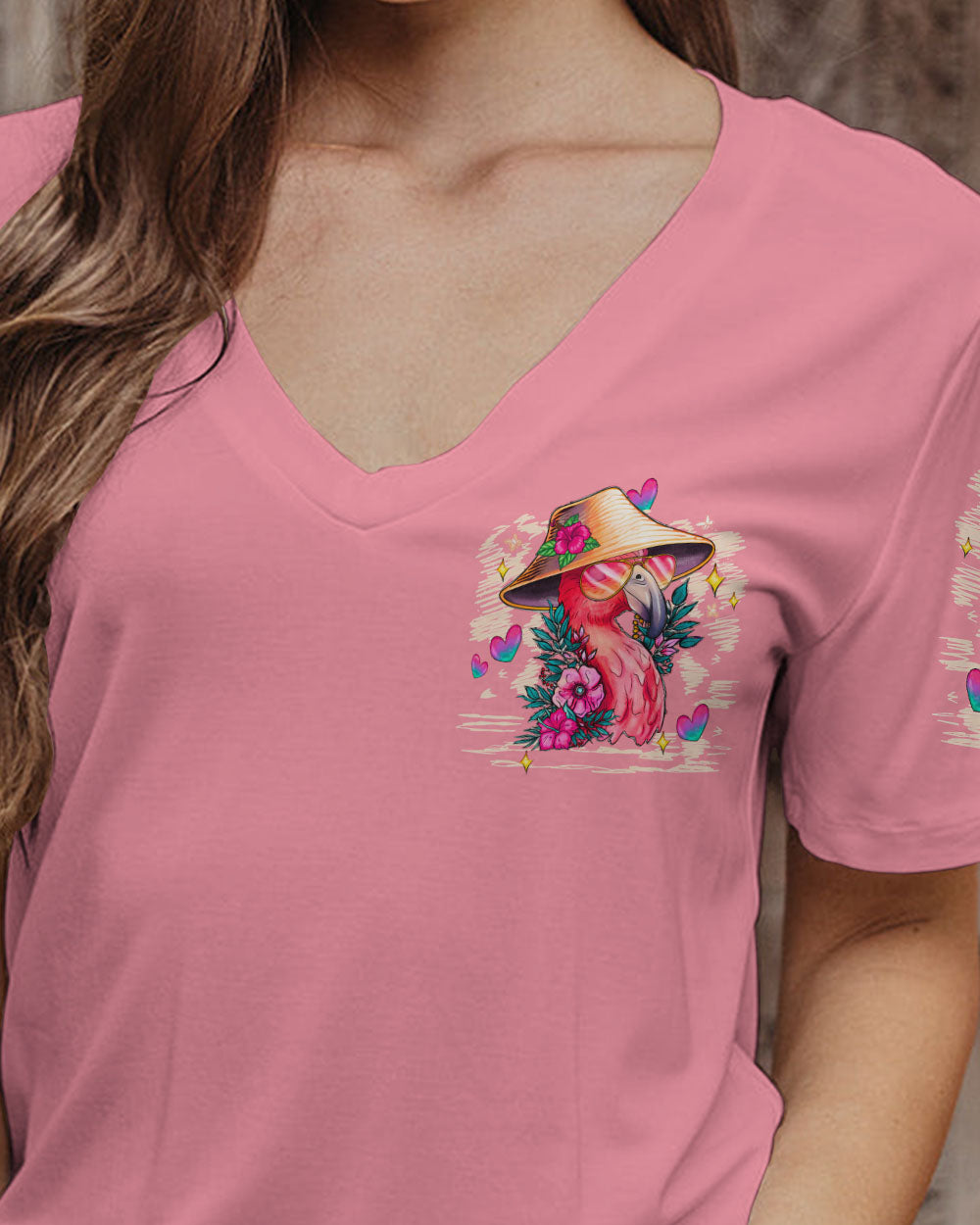 BE A FLAMINGO ALL OVER PRINT - TYTM0806231