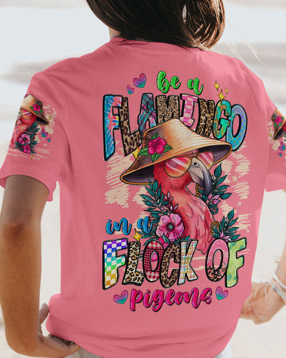 BE A FLAMINGO ALL OVER PRINT - TYTM0806231