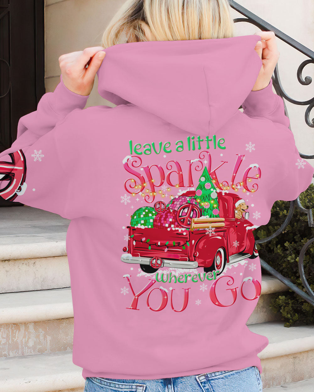 LEAVE A LITTLE SPARKLE CHRISTMAS ALL OVER PRINT - TYTM0809232