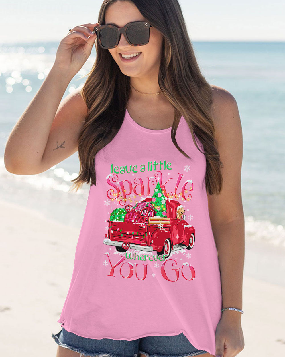 LEAVE A LITTLE SPARKLE CHRISTMAS ALL OVER PRINT - TYTM0809232