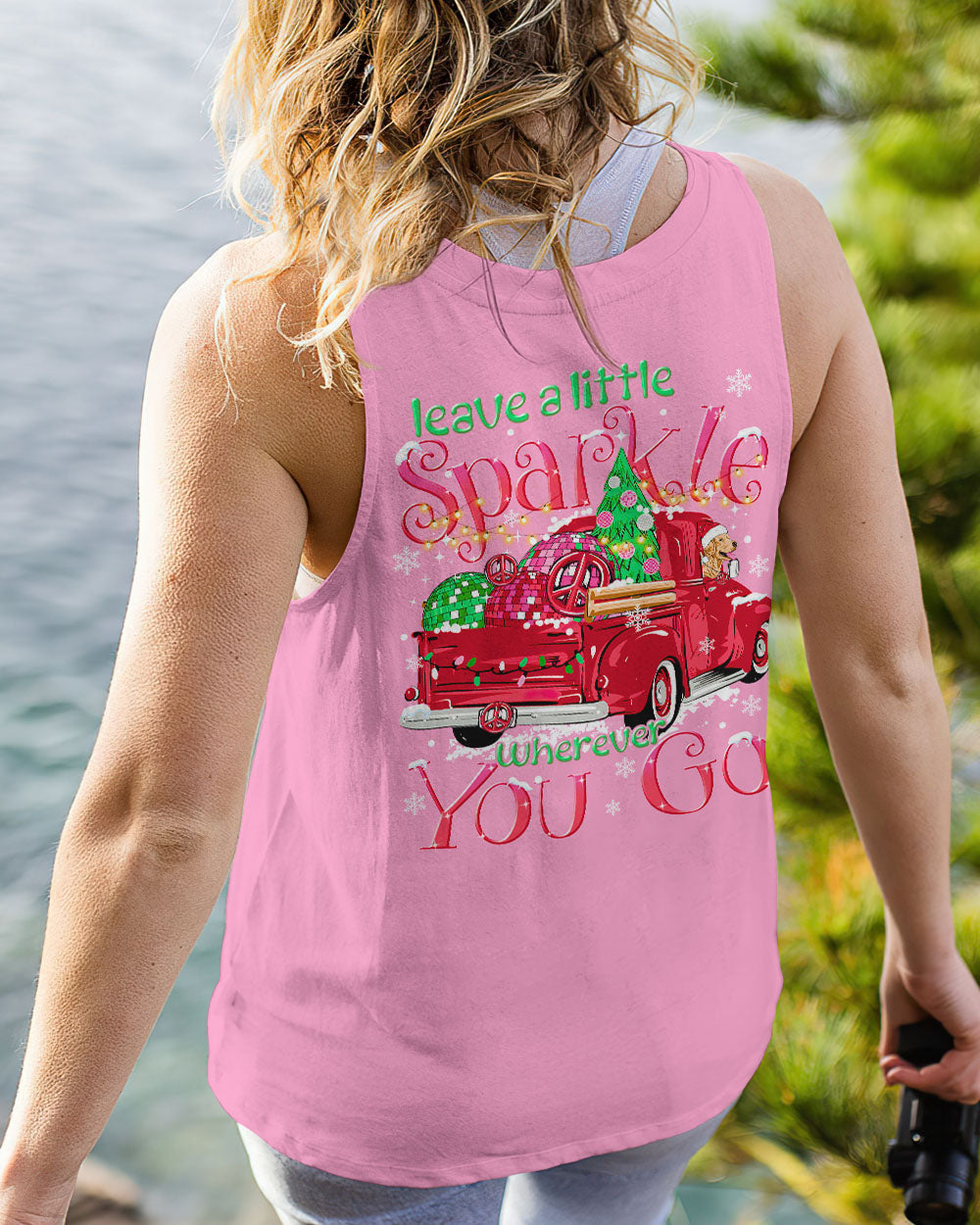 LEAVE A LITTLE SPARKLE CHRISTMAS ALL OVER PRINT - TYTM0809232