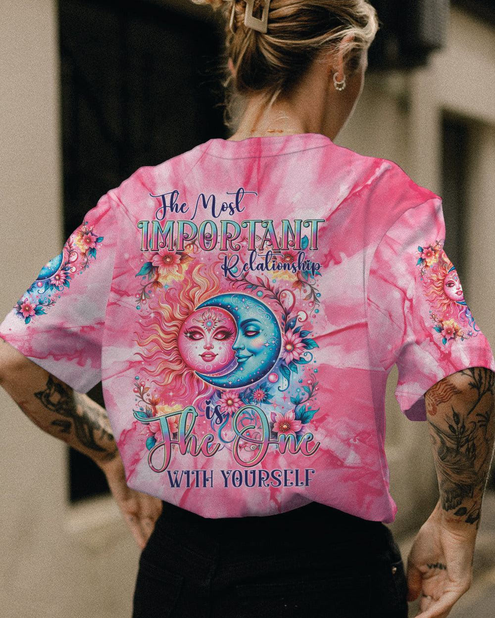 THE MOST IMPORTANT RELATIONSHIP SUN AND MOON ALL OVER PRINT - TYTM0901241