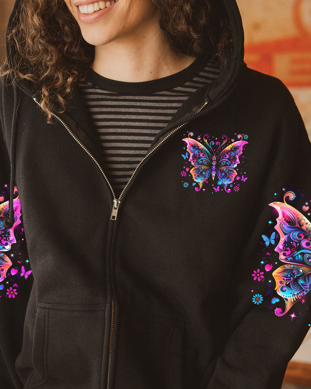 JUST BELIEVE BUTTERFLY ALL OVER PRINT - TYTM0907251