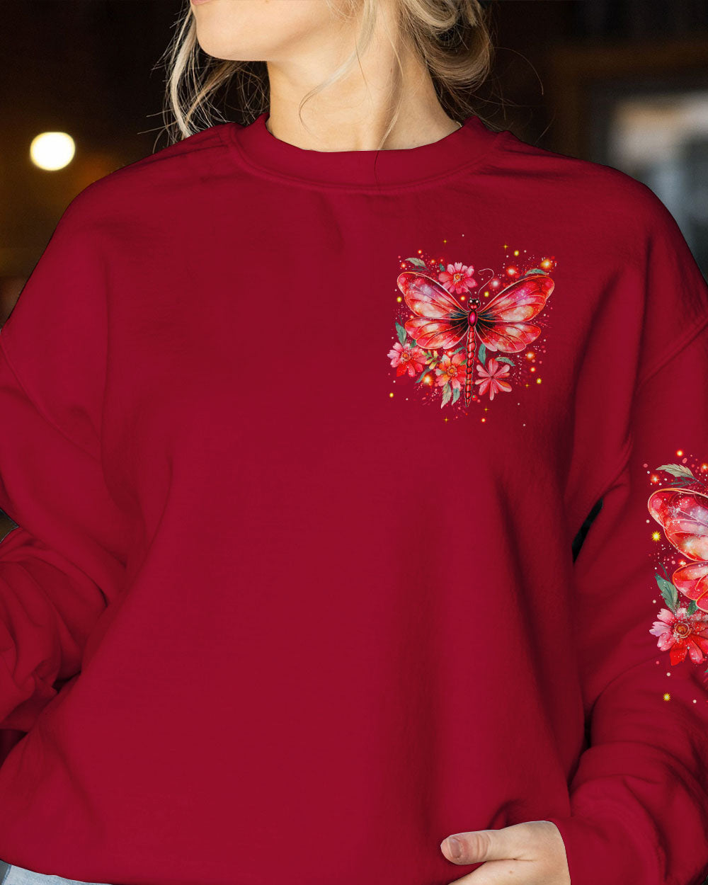 WHISPER WORDS OF WISDOM DRAGONFLY CHRISTMAS ALL OVER PRINT - TYTM0909234