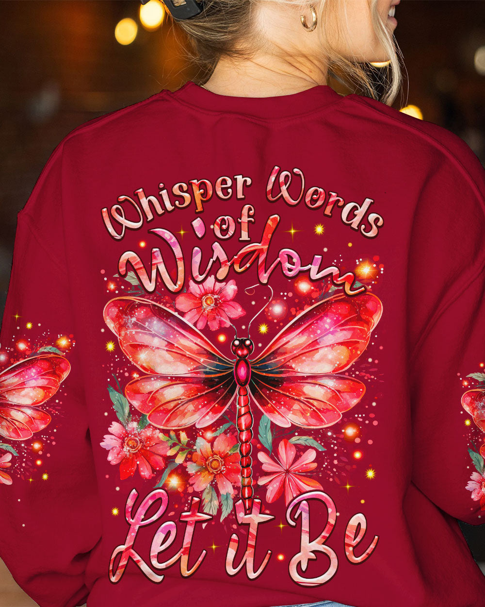 WHISPER WORDS OF WISDOM DRAGONFLY CHRISTMAS ALL OVER PRINT - TYTM0909234