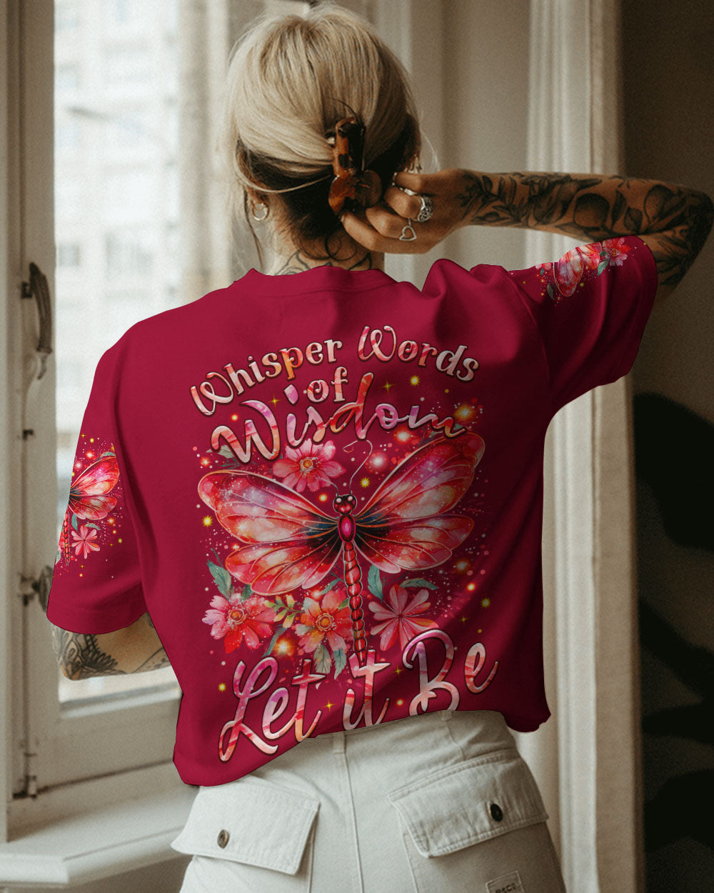 WHISPER WORDS OF WISDOM DRAGONFLY CHRISTMAS ALL OVER PRINT - TYTM0909234