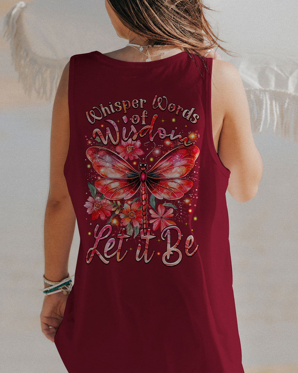 WHISPER WORDS OF WISDOM DRAGONFLY CHRISTMAS ALL OVER PRINT - TYTM0909234