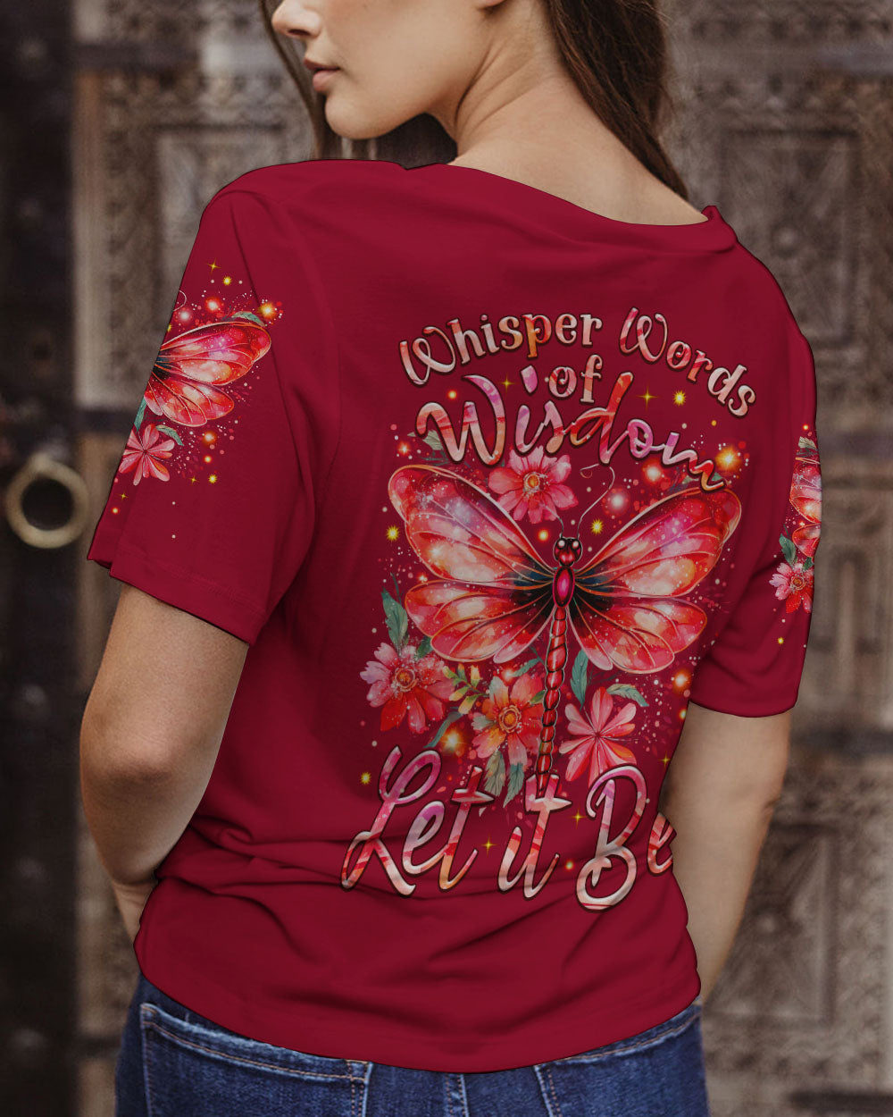 WHISPER WORDS OF WISDOM DRAGONFLY CHRISTMAS ALL OVER PRINT - TYTM0909234