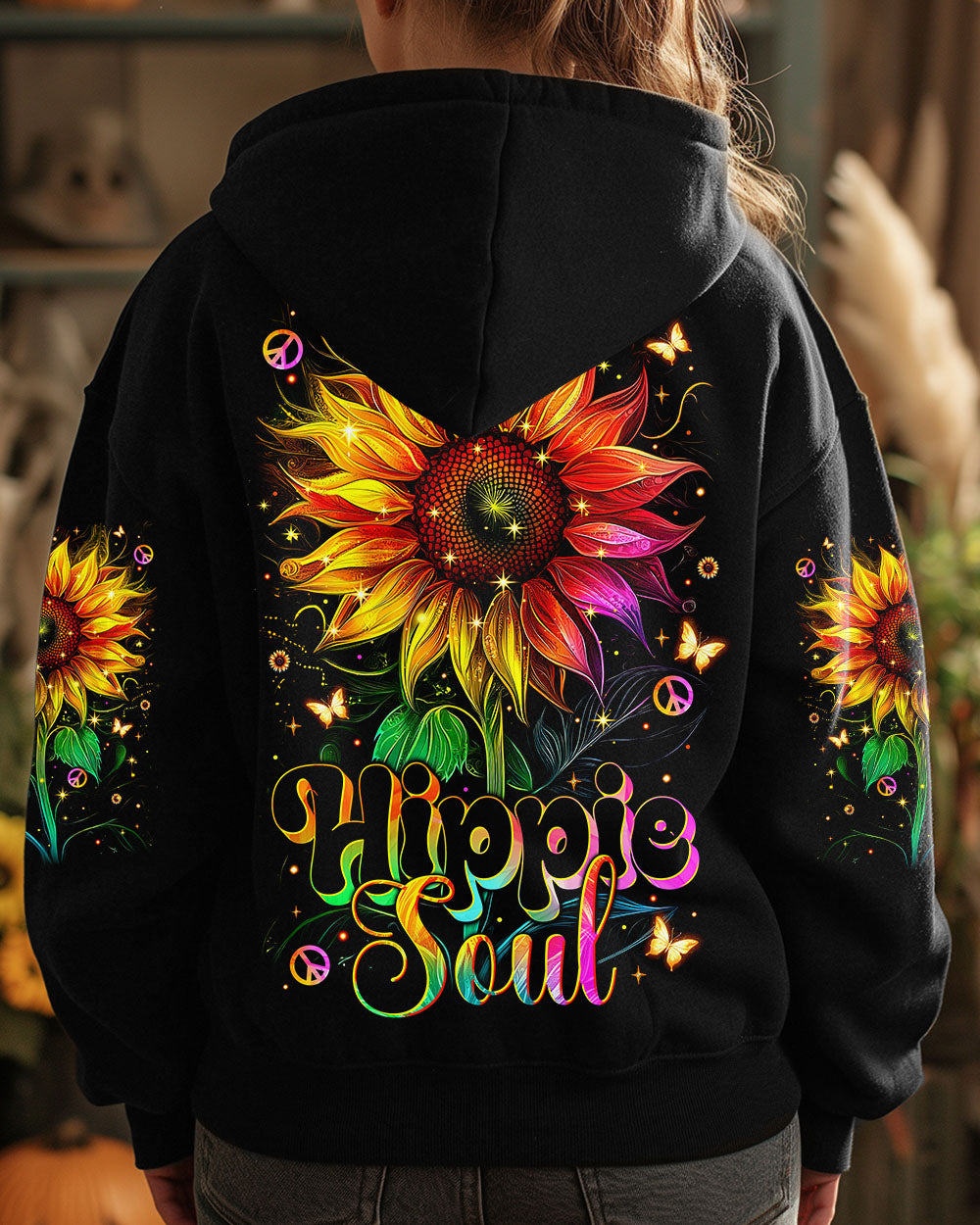 HIPPIE SOUL SUNFLOWER ALL OVER PRINT - TYTM1002252