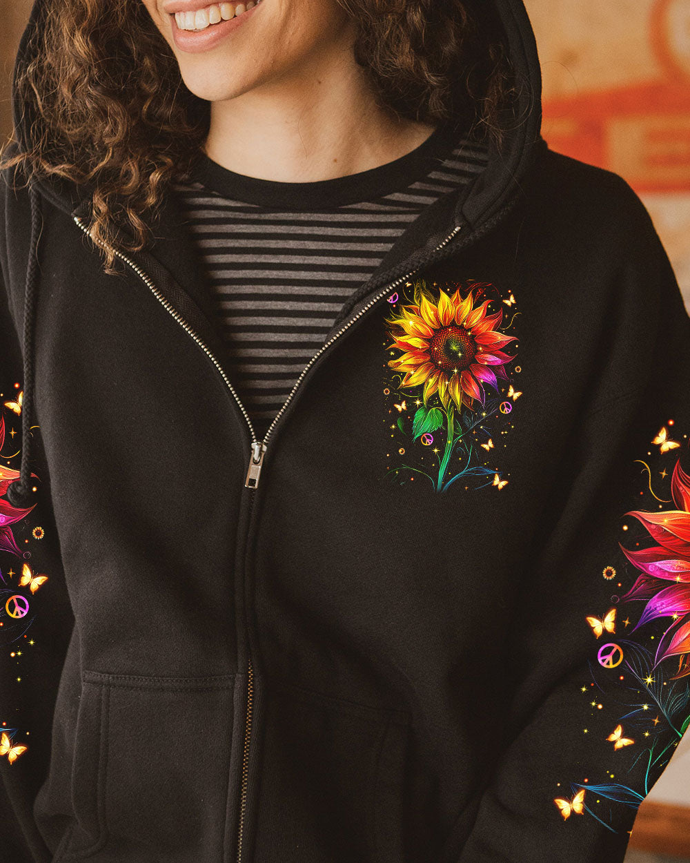 HIPPIE SOUL SUNFLOWER ALL OVER PRINT - TYTM1002252