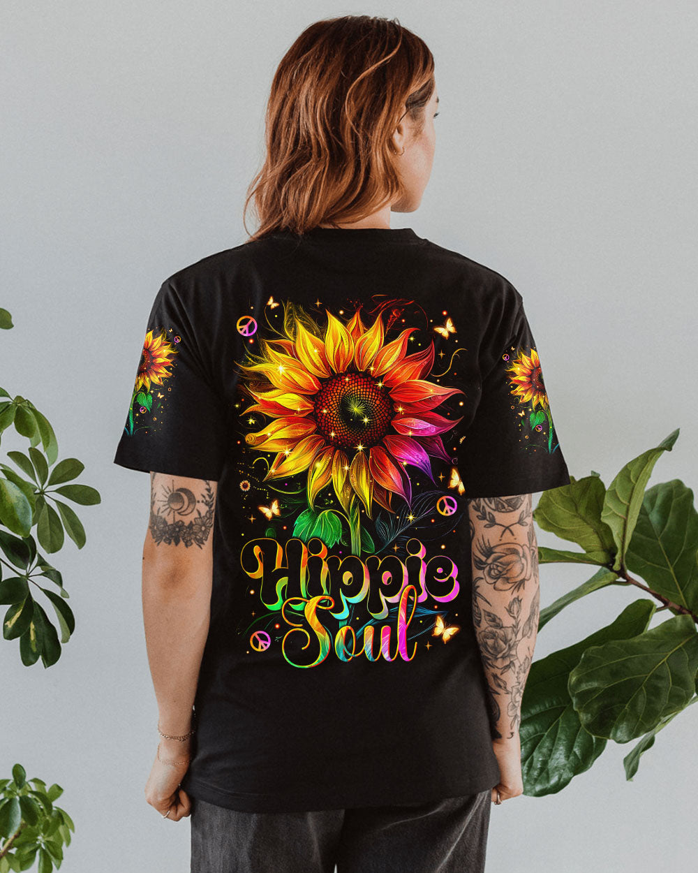 HIPPIE SOUL SUNFLOWER ALL OVER PRINT - TYTM1002252