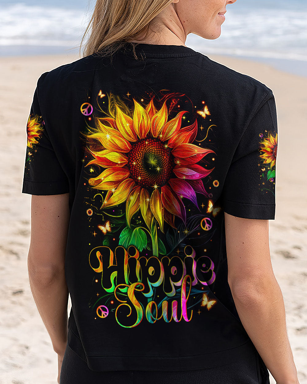 HIPPIE SOUL SUNFLOWER ALL OVER PRINT - TYTM1002252