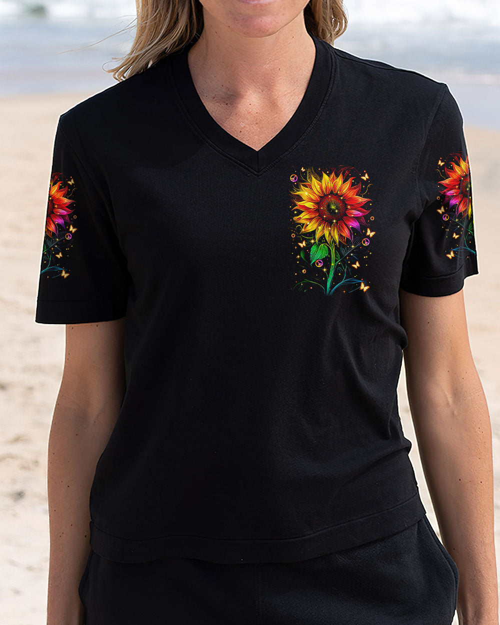 HIPPIE SOUL SUNFLOWER ALL OVER PRINT - TYTM1002252