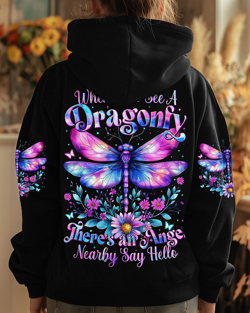 WHEN YOU SEE A DRAGONFLY ALL OVER PRINT - TYTM1002254