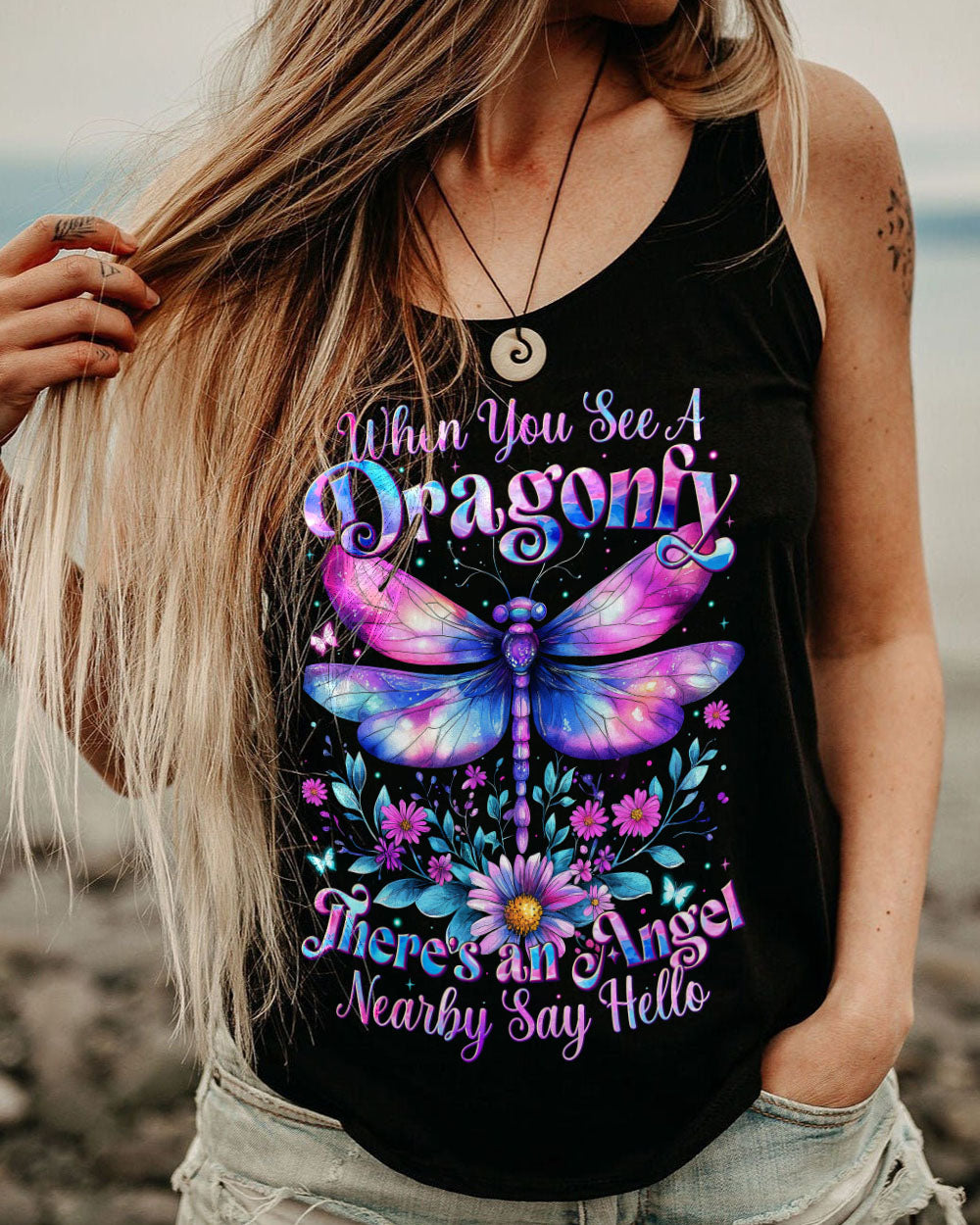 WHEN YOU SEE A DRAGONFLY ALL OVER PRINT - TYTM1002254