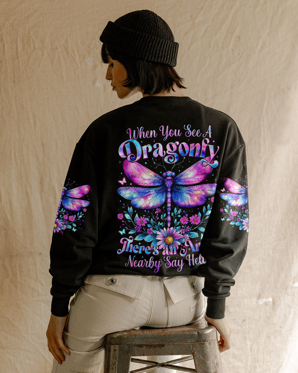 WHEN YOU SEE A DRAGONFLY ALL OVER PRINT - TYTM1002254