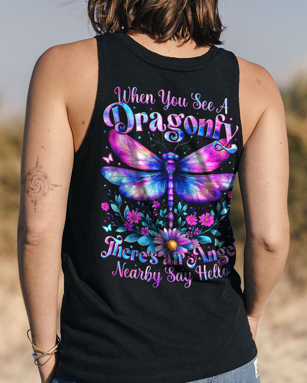 WHEN YOU SEE A DRAGONFLY ALL OVER PRINT - TYTM1002254