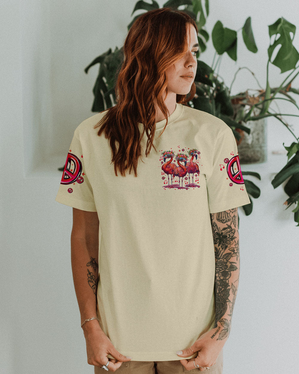 I JUST REALLY LIKE FLAMINGOS OK ALL OVER PRINT - TYTM1004242