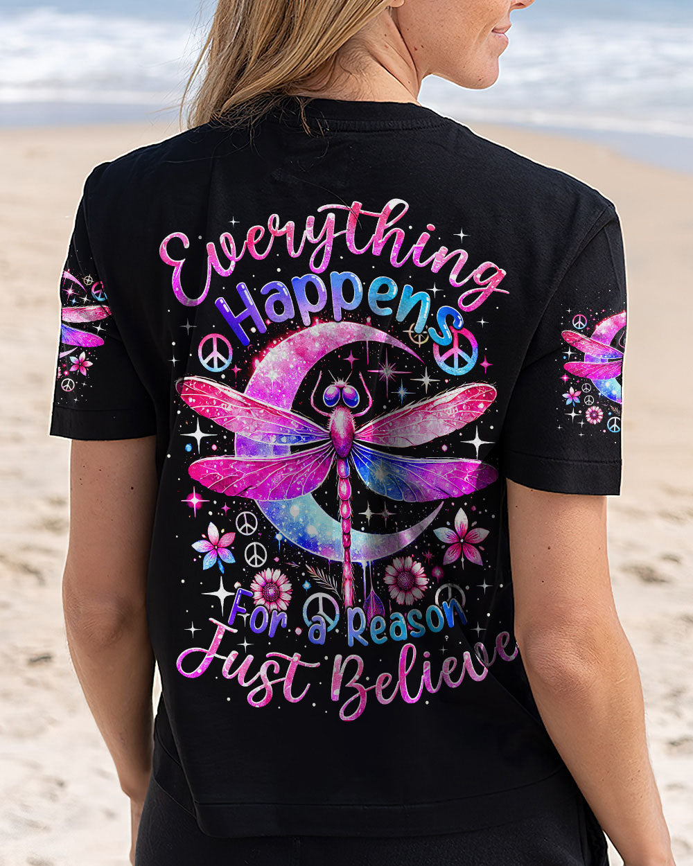 JUST BELIEVE DRAGONFLY ALL OVER PRINT - TYTM1007243