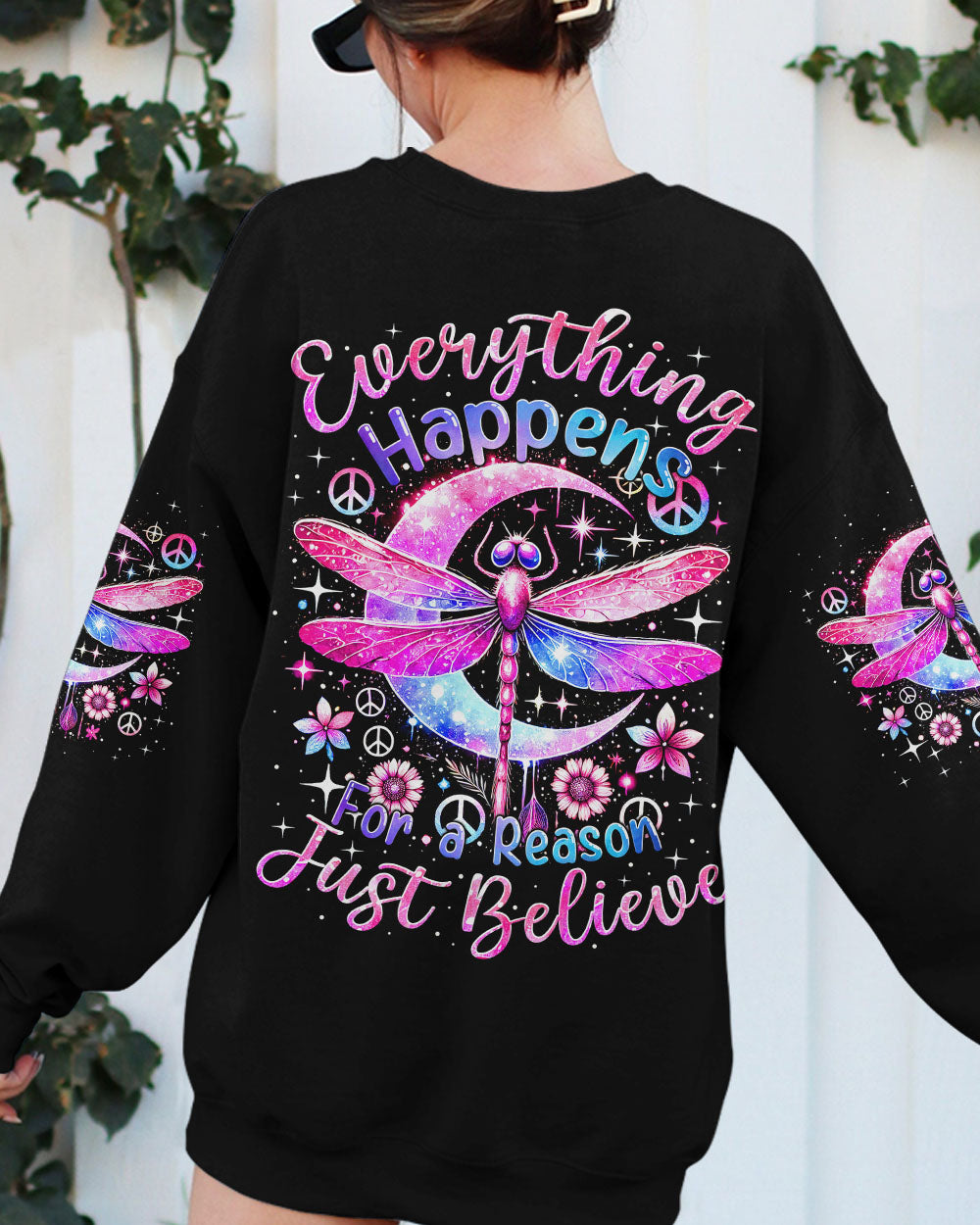 JUST BELIEVE DRAGONFLY ALL OVER PRINT - TYTM1007243