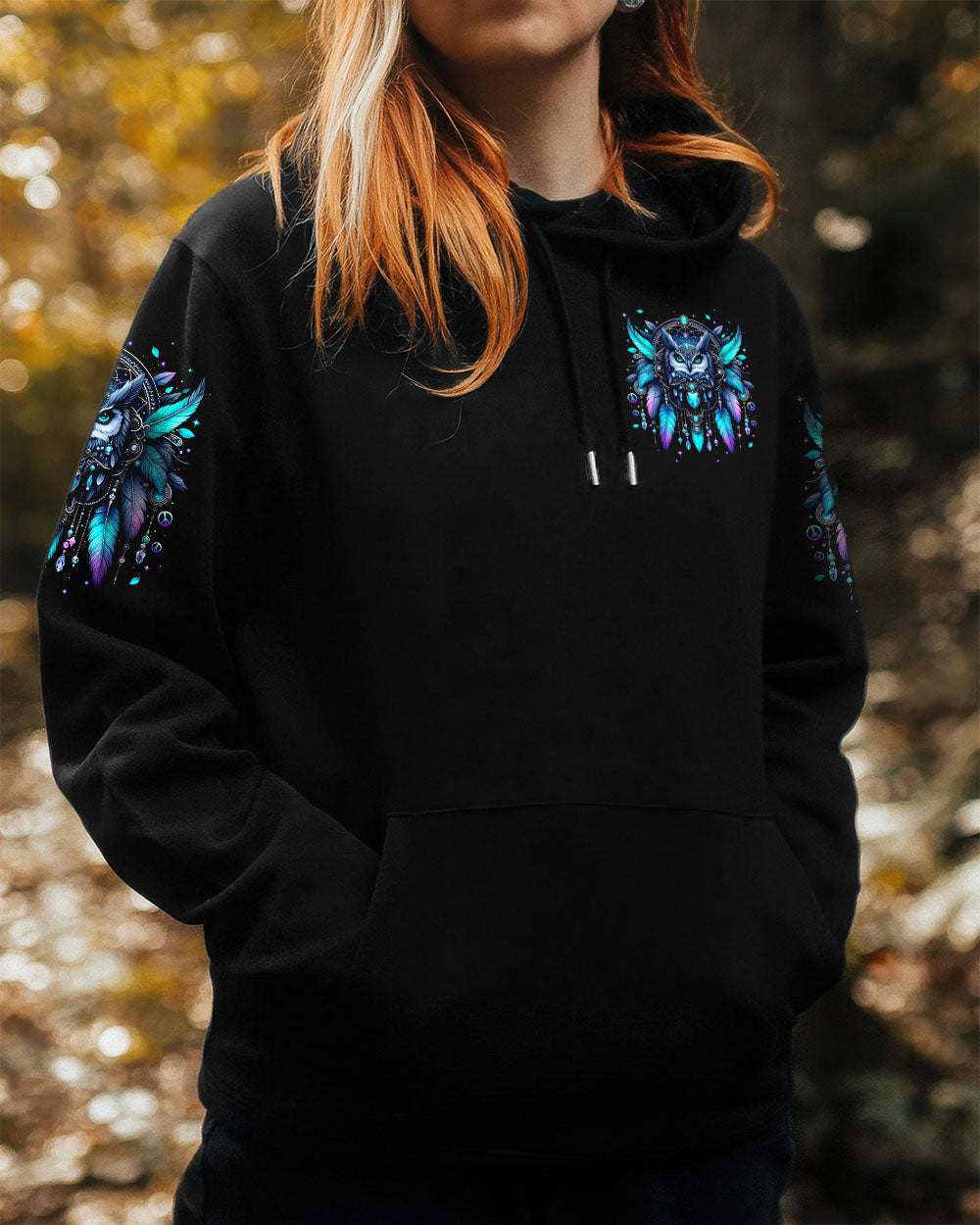 HELLO DARKNESS MY OLD FRIEND OWL HIPPIE ALL OVER PRINT - TYTM1007251