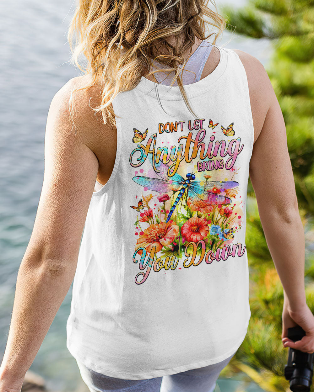 DON'T LET ANYTHING BRING YOU DOWN DRAGONFLY ALL OVER PRINT - TYTM1008232