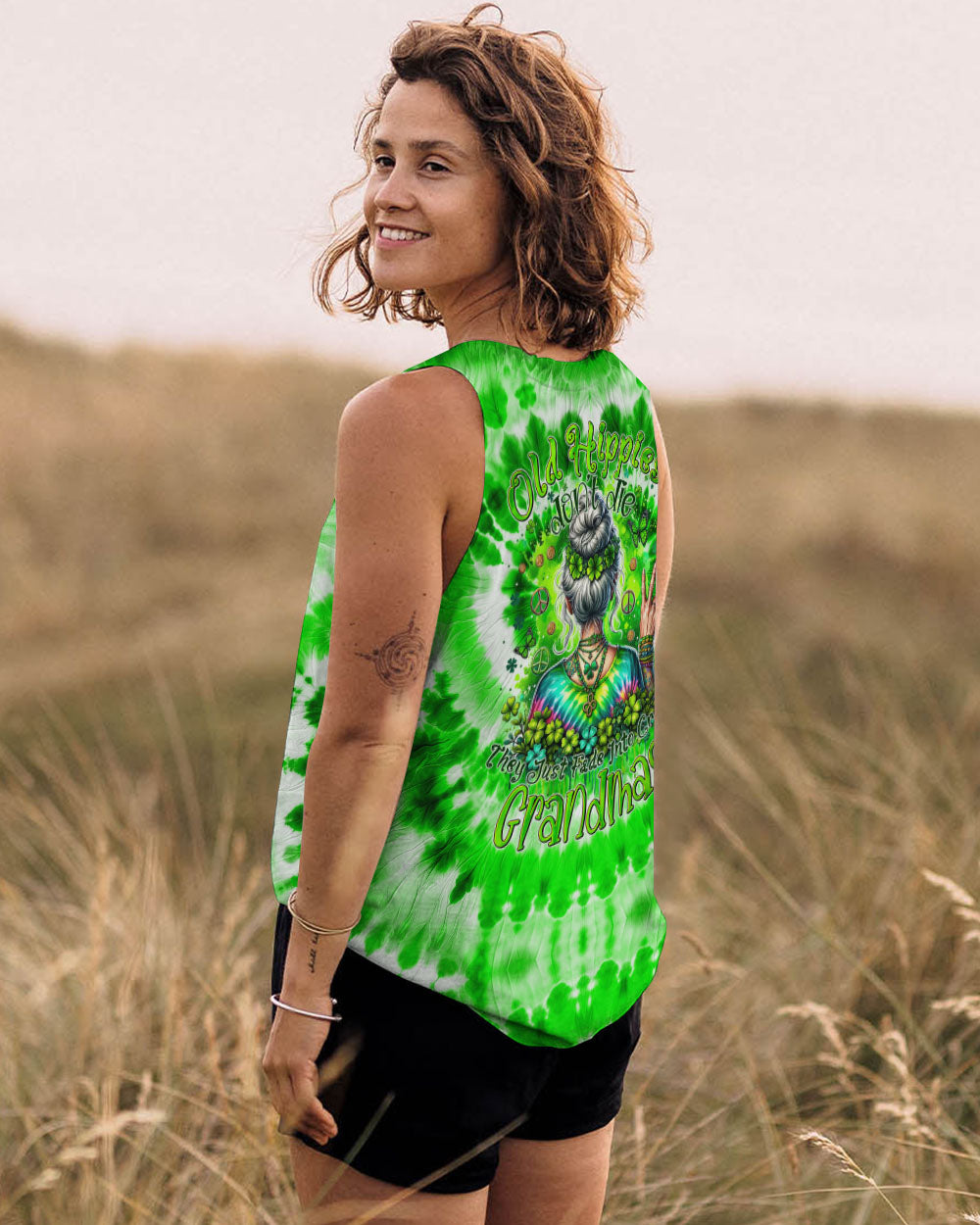 OLD HIPPIES TIE DYE PATRICK'S DAY ALL OVER PRINT - TYTM1101241