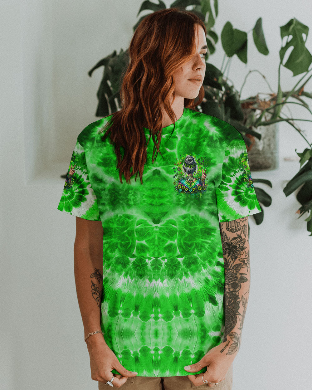 OLD HIPPIES TIE DYE PATRICK'S DAY ALL OVER PRINT - TYTM1101241