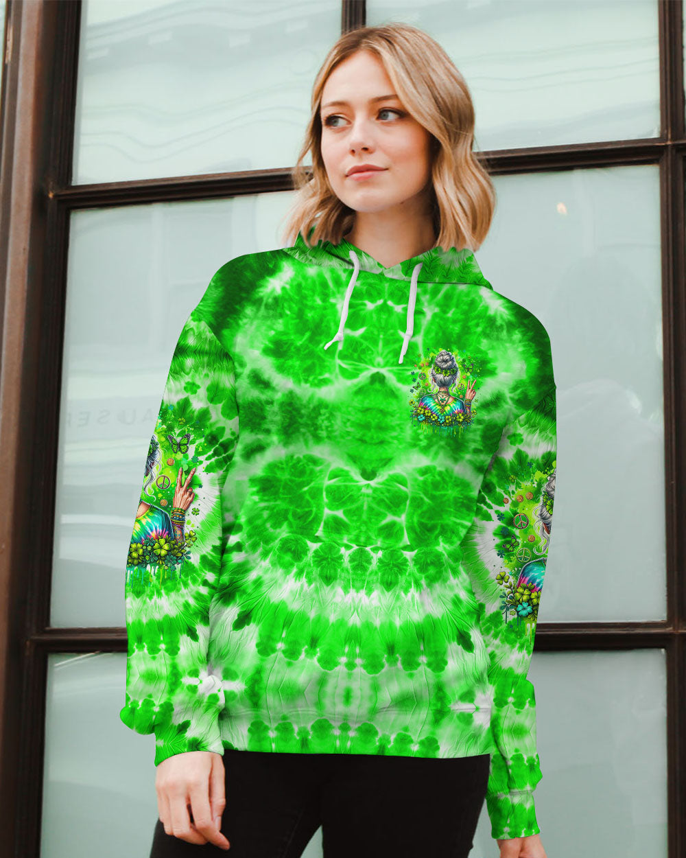 OLD HIPPIES TIE DYE PATRICK'S DAY ALL OVER PRINT - TYTM1101241